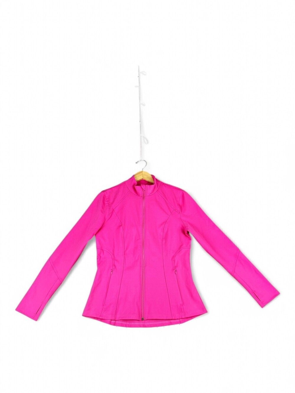Spyder Women's Jacket Pink Full Zip Stand Collar Size L